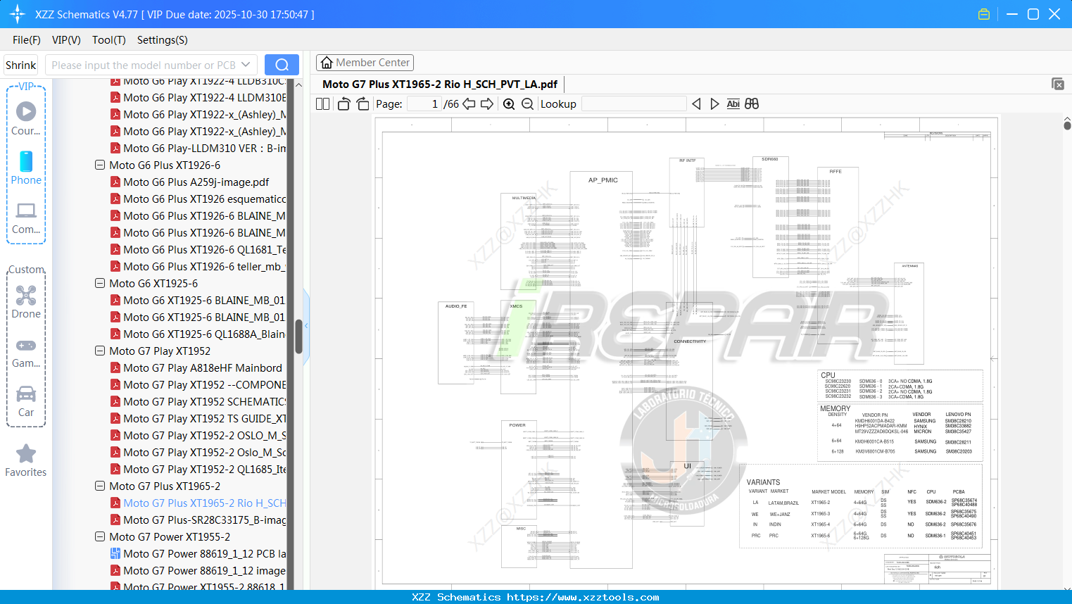 Motorola Moto G7 Plus XT1965-2 Rio H_SCH_PVT_LA